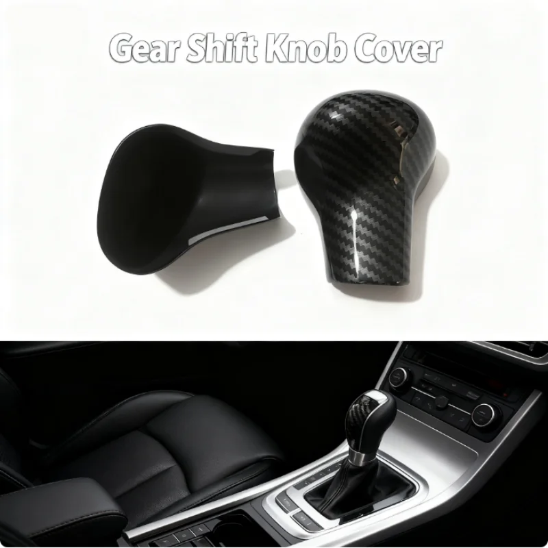 

1pcs Car Gear Shift Knob Decorative Cover For AUDI A4 B8/A5/A6/C7/S7/Q5/Q7 (2011-2016) Car Shift Lever Knob Handle Sleeve Shell