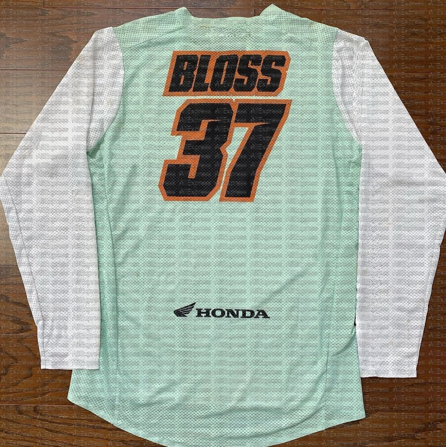 

Весна и осень 2021 года Honda # 37 BLOSS мотоциклетная куртка с длинным рукавом, быстросохнущая дышащая рубашка для бега для мотокросса для мужчин