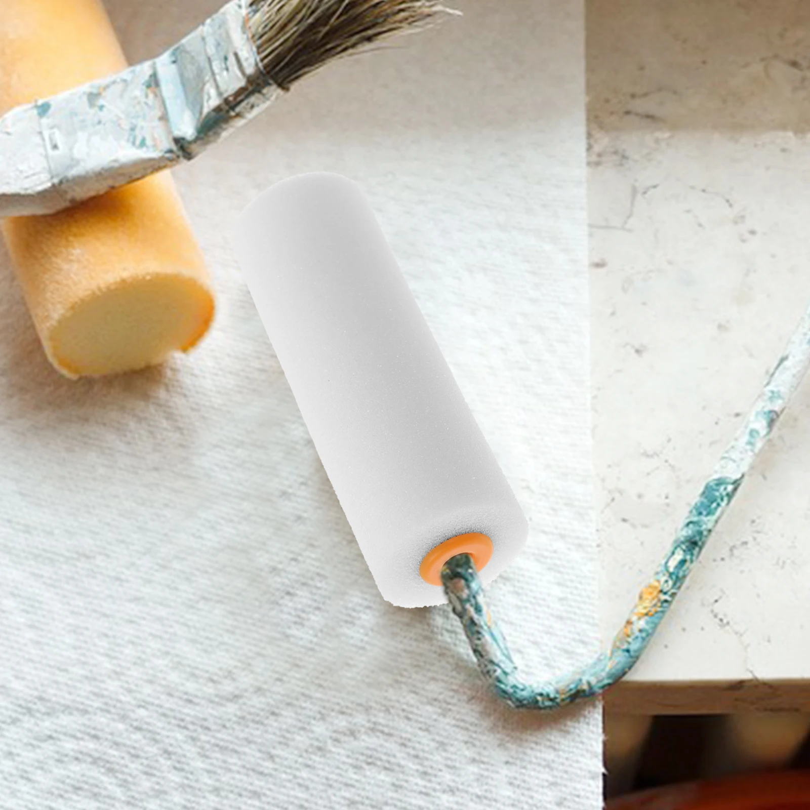 

12Pcs Portable Paint Roller Kit for Smooth Application Easy Cleaning Reusable Design Home Decor Supplies Paint Roller Set