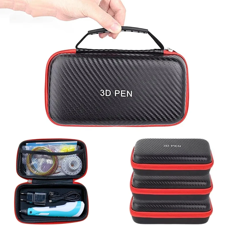 3D Penportable Special Hard Storage Bag for 3D Printing Pens Storage Bag Case Travel Case for 3D Priting Pen 3D Pen Accessory