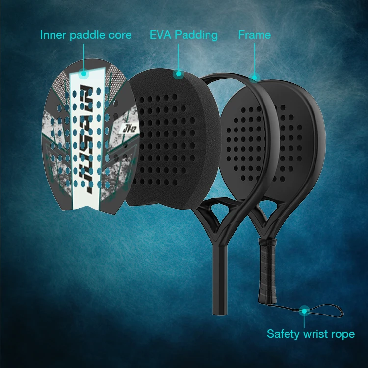 Customized 3k Carbon Paddle Racket Carbon Padel Tennis Racket Beach Tennis Paddle Rackets Padel Racket