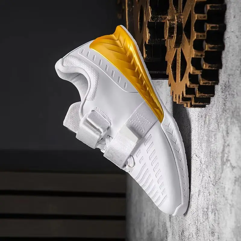 

2025 New Weight Lifting Shoes for Men Black White Squatting Shoes Mens Top Quality Indoor Gym Shoe Indoor Training Shoe