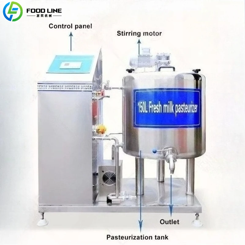 Customized Industrial Yogurt Pasteurization Machine Heavy Duty Milk Sterilizing Machine for Large-Scale Food Processing Plant