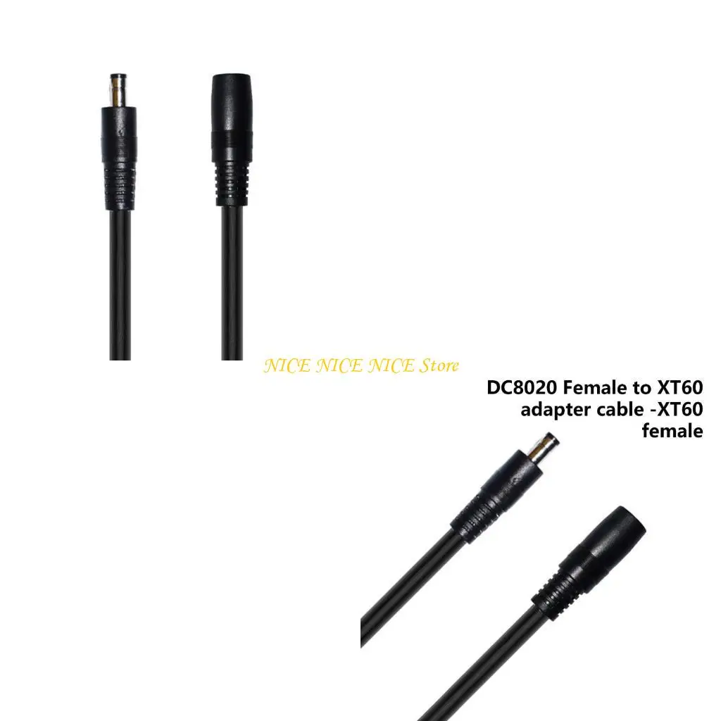 전력 연장 케이블 5.5mmx2.1mm 수컷 ~ 8.0mmx2.0mm 암 전력 어댑터 케이블 헤비 듀티 DC5521에서 DC8020 코드