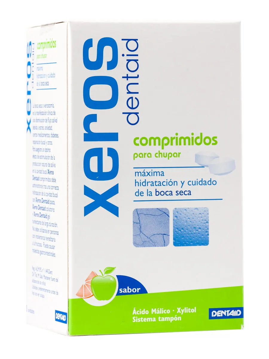 Dentaid xeros tablets 90 units-helps the secretion of saliva naturally in dry mouths.