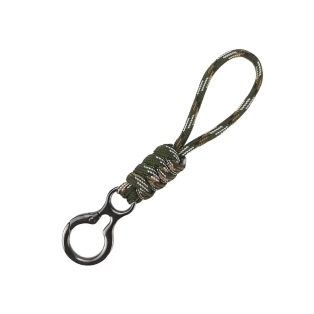 Anti-lost Paracord Keychain Bag Pendant Backpack Umbrella Rope Keyring Wristlet Strap Hanging Cord Braided Woven Keychain