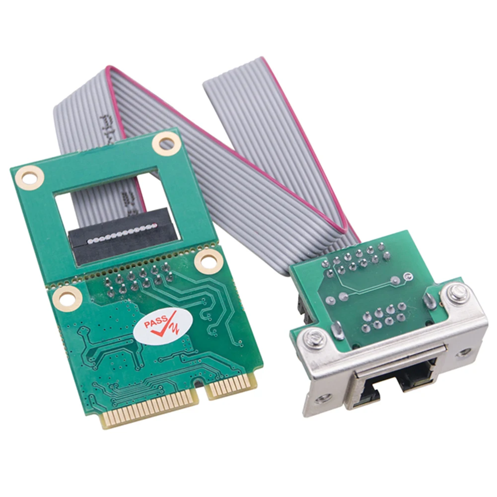 

Сетевая карта Mini PCI-E RTL8111H Сетевой адаптер Mini PCIe 10/100/1000M Mini PCI Express Gigabit Ethernet-карта для настольного ПК