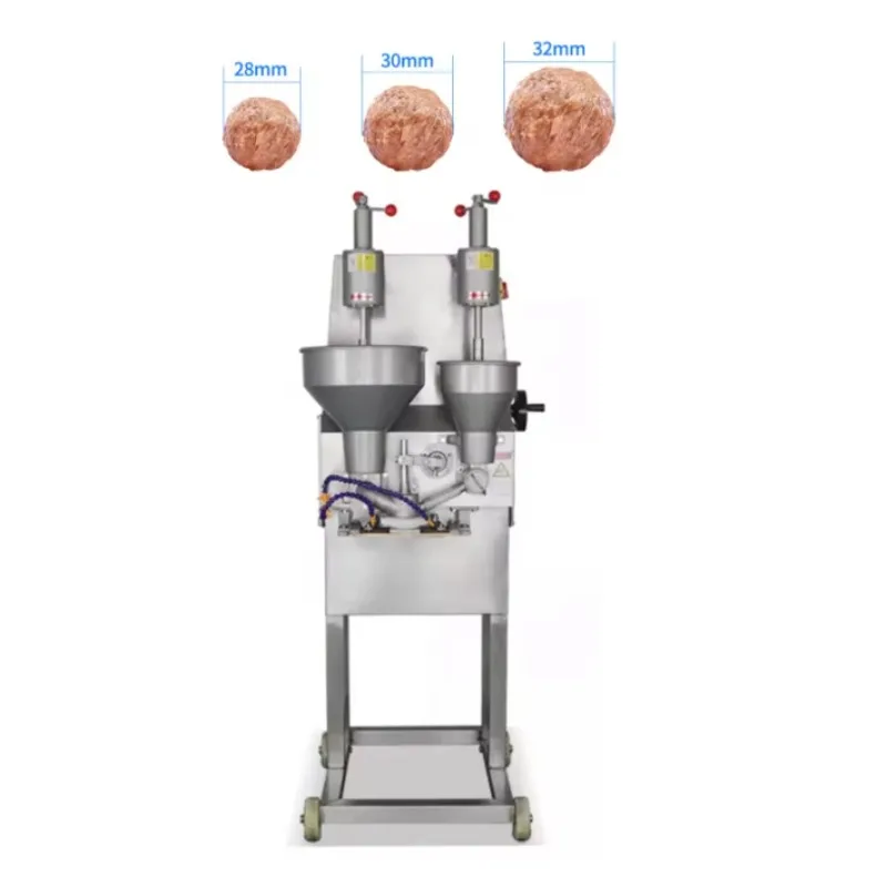 Double Head Stuffed Meatball Making Machine Stuffed Meatball Processing Machine