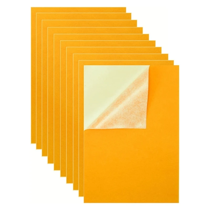 10 Pcs Self-Adhesive Felt Sheets Sticky Back Felt Sheets with Adhesive Backing Multifunctional Felt Sheets