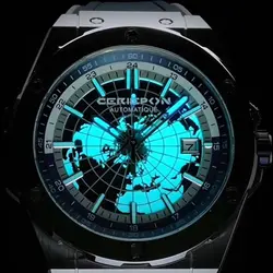 2024 New Automatic Mechanical Watches Mens Luxury Brand Fashion Sports Waterproof Tonneau Mille Wristwatch Man Relogio Masculino