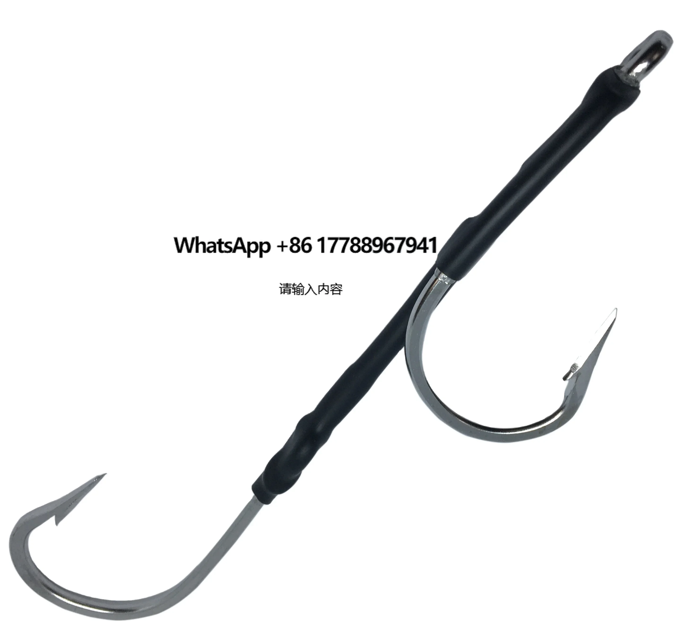 

500 Pieces Wholesale Fishing Assit Hook With Steel Wire Twin FishHook Stainless Steel Double Hook For Saltwater Fishing