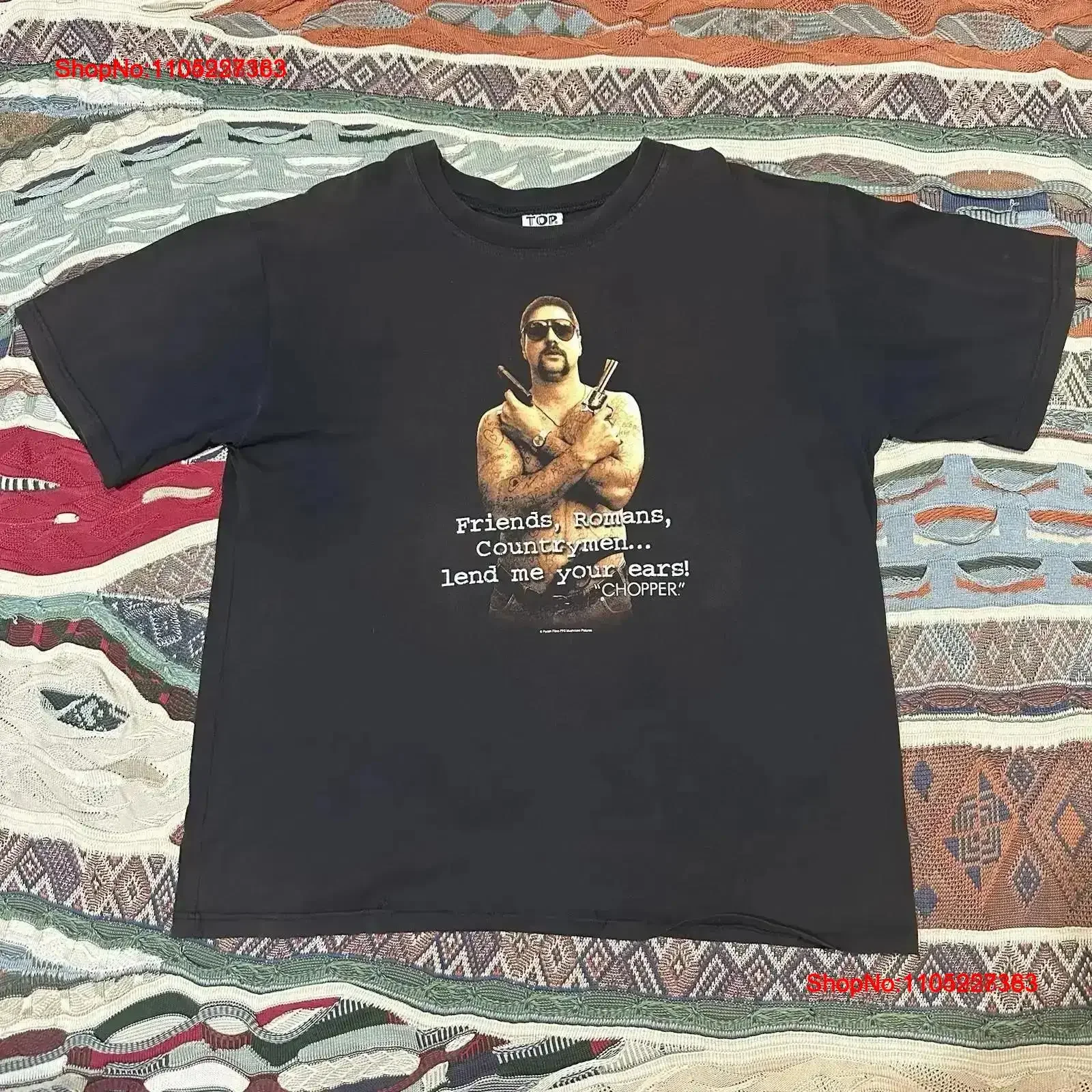 تي شيرت كلاسيكي 2000 مارك تشوبر قراءة الفيلم الأسترالي الترويجي تي شيرت رجالي مقاس XL جرافيك مغسول موضة عتيقة مغسولة #1