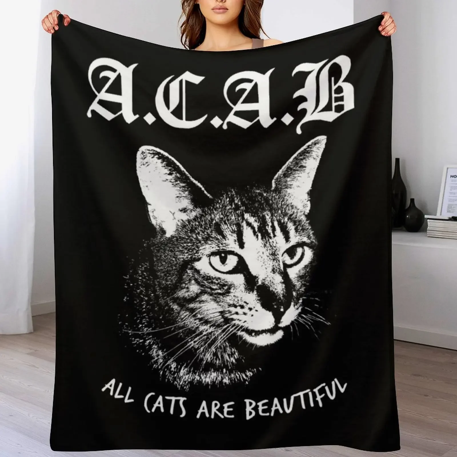 

ACAB. Throw Blanket Camping Moving Blankets