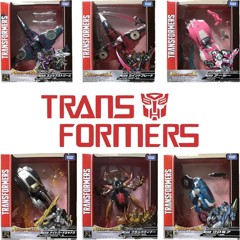 Takara Tomy-figuras de acción de Transformers, figuras de acción de Nightbird, Arcee, Windblade, Slipstream, Blackarachnid, Chromia, regalo de envío gratis