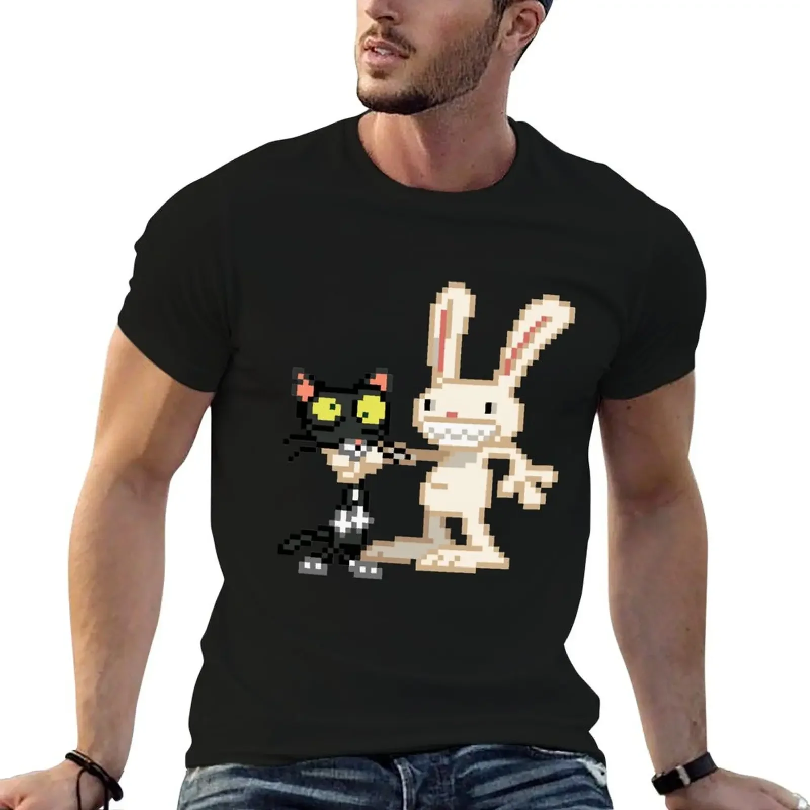 Occupiers Of A Universe Sam And Max Typical Fictional Characters 03 Dj Electronic T-Shirt for a boy men workout shirt