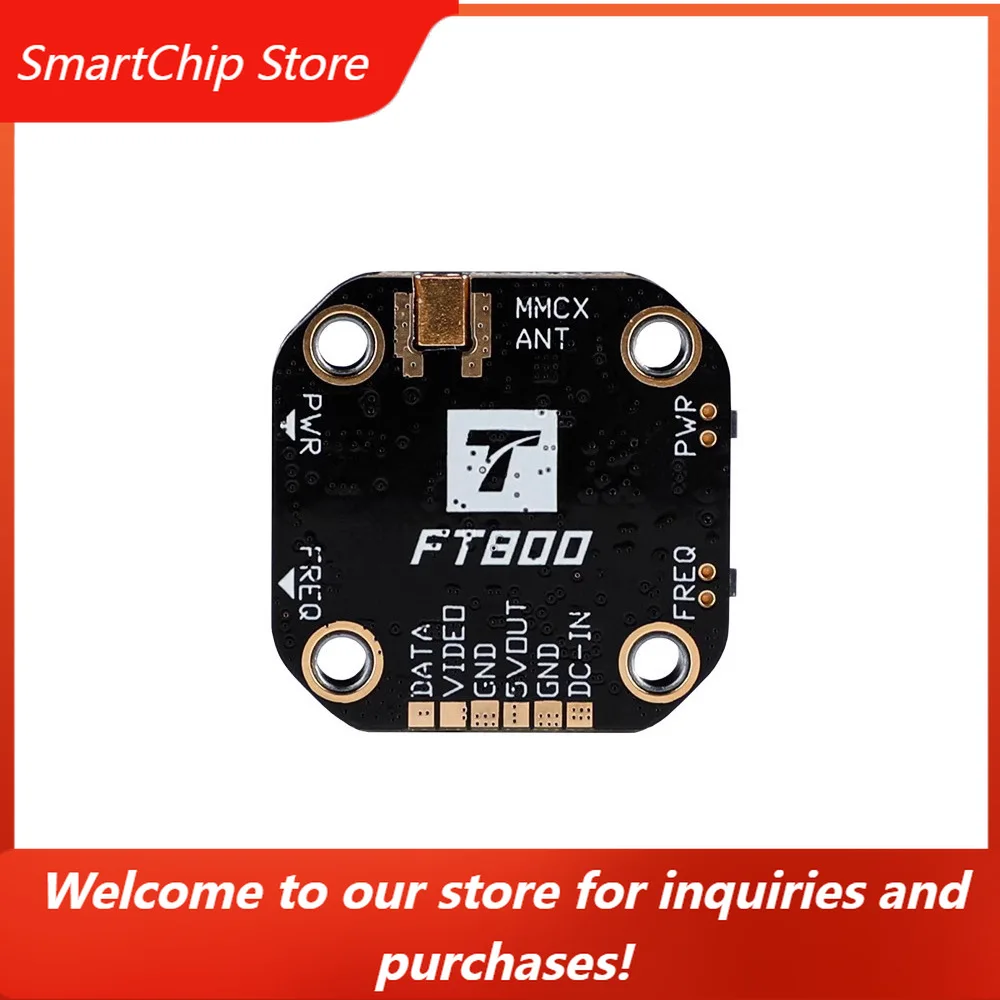 SmartChipFT800 5 8G FPV Video Transmitter Module For T-MOTOR Racing Drone Smooth Flight Freestyle Remote Control Accessories