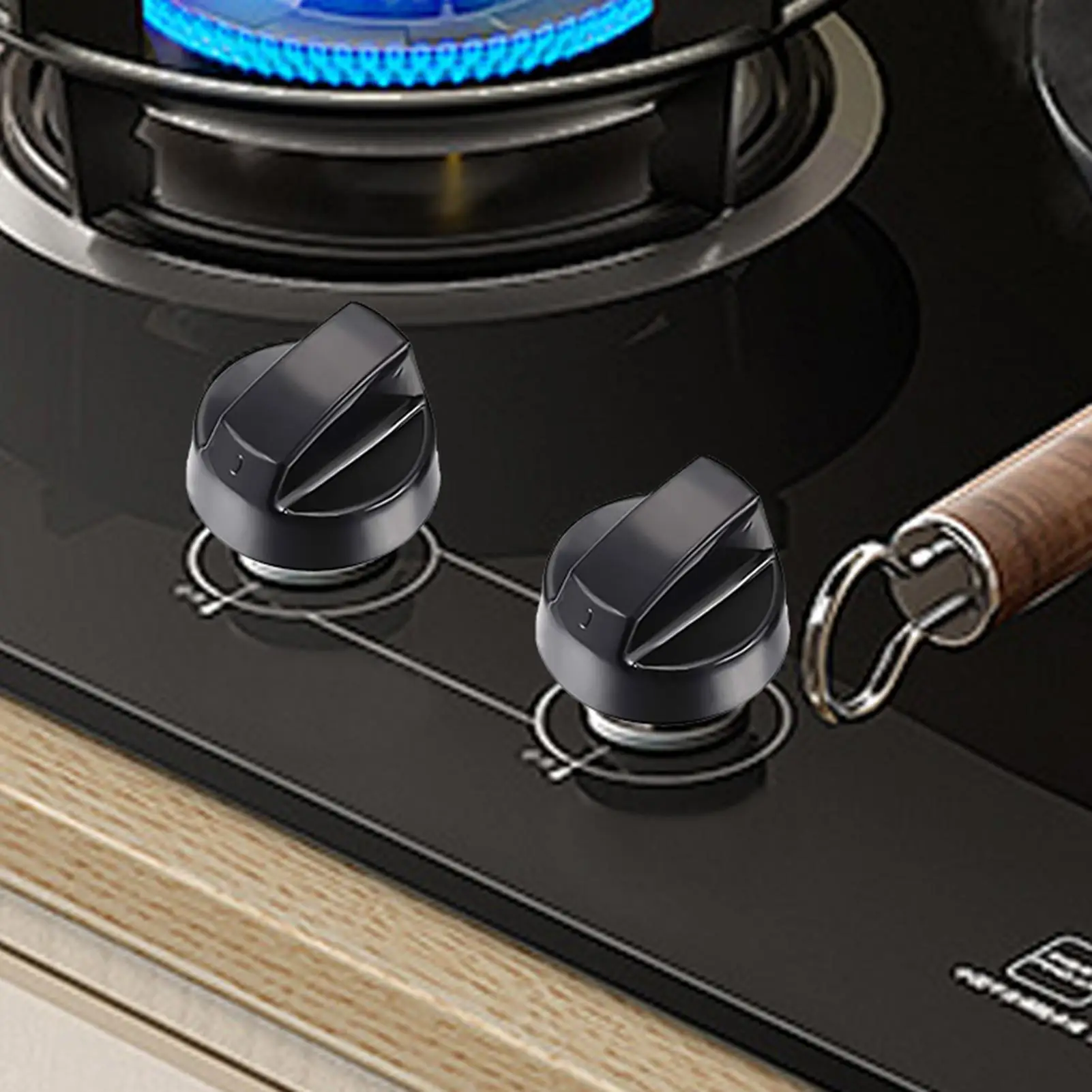 4Pcs Replacement Switches Knob Plastic Knob Gas Stove Control Knob General Range Oven Knob Cooker Hob Knob For Benchtop Burner