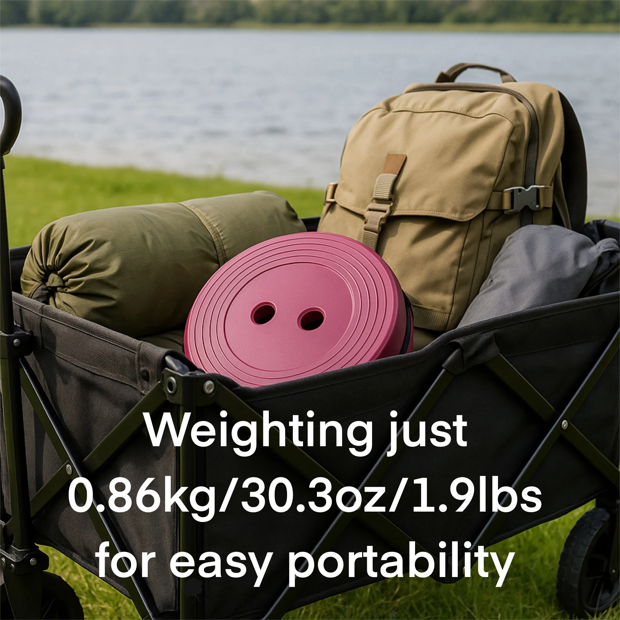 

Складной стул для пикника и кемпинга, круглый портативный стул с ручкой, мини-стул для рыбалки, стул для очереди.