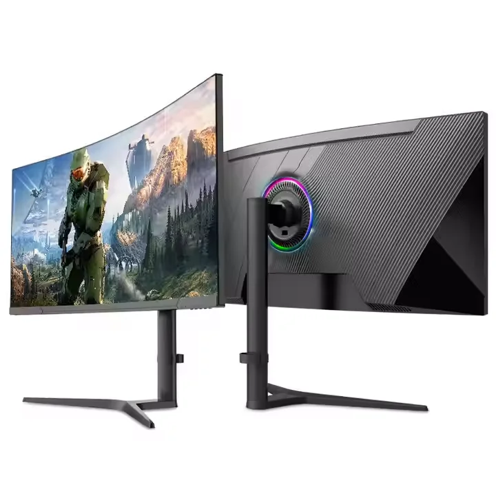 High Quality 49-Inch 5120x2880 Curved LED Gaming Monitor 5k Resolution LCD Desktop Computer Display