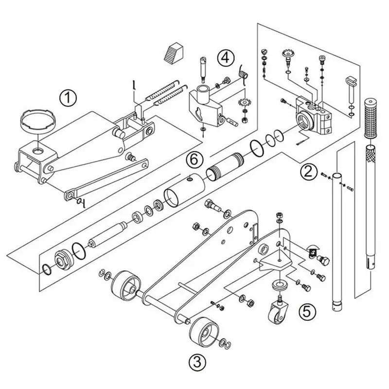 For Sears, , MVP Floor Jack 3 Or 3-1/2 Ton Compatible 214.50136 Floor Jack Seal Kit With O-Ring Seal- 50136, G-493LWM-T
