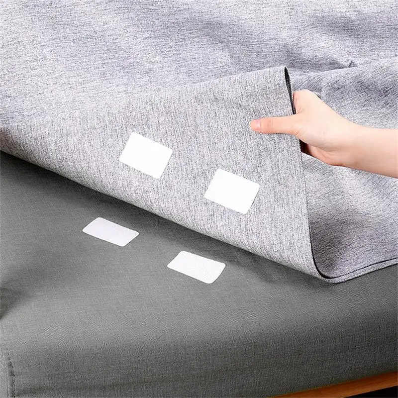 Round Square Strong Self Adhesive Fastener Dots Stickers Sofa Mat Carpet Anti Slip Double-side Self-adhesive Nylon Fixed Sticker