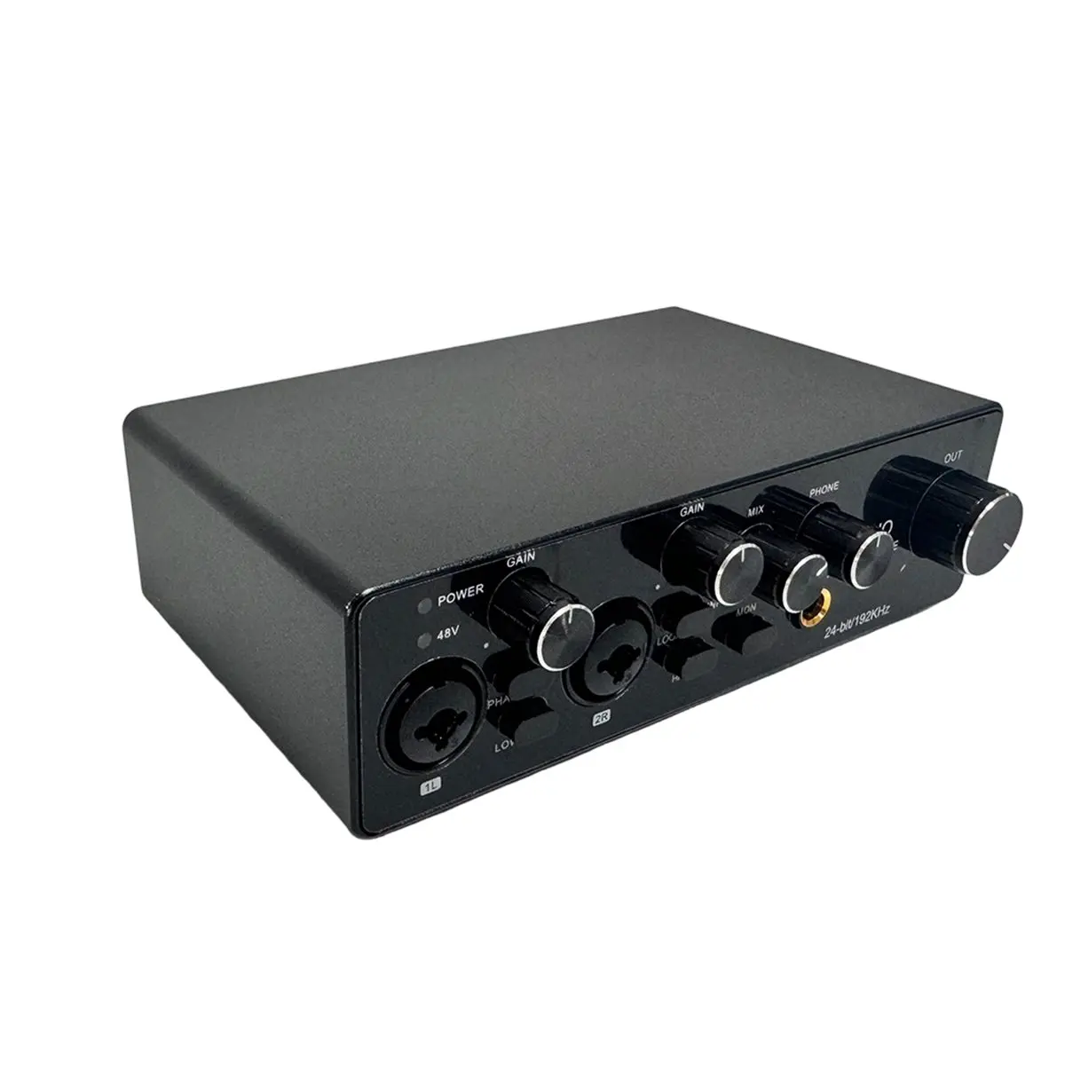 

Digital Essentials Professional Sound Card USB Audio Interface 48v Phantom Power Supply for Live Studio Streaming Podcasts