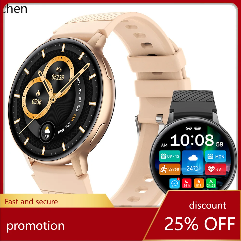 

Zml new smartwatch for women: bluetooth calling, step counting, sleep monitoring, blood pressure tracking, and fitness tracker