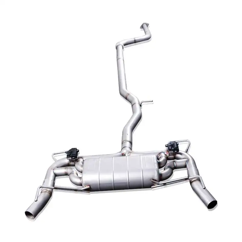 For 2019-2025 Cadillac CT5  CT4 2.0T catback exhaust system, with valve muffler, dual outlets matching the original car diffuser