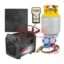 Digital Interface Twin Cylinder Recovery Unit with DC Inverter for other refrigeration Complete Air Condition Recovery System