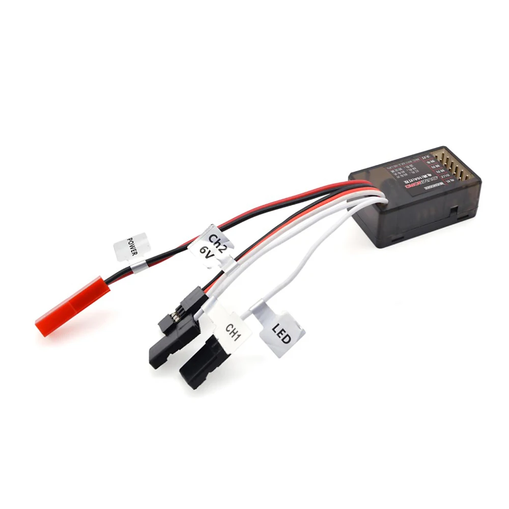 DumboRC 10A Brushed ESC Electric Speed Controller w/Brake Integrated Light for RC Model