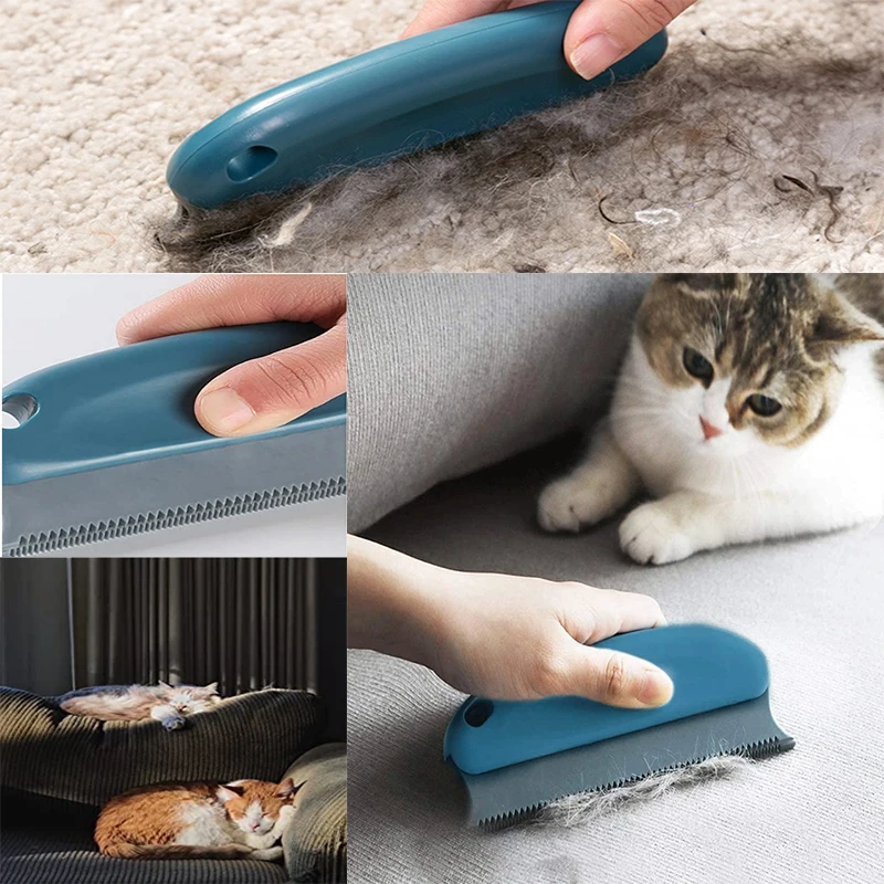

1Pc Portable Pet Hair Remover Brush Cleaning Brush Washable Pet Hair Detailer For Cars Furniture Carpets Clothes Pet Beds Chairs