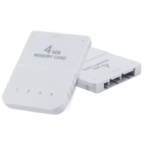 4MB Memory Card for PS1 Game Console Fast Read Write, ABS Material Game Saving Card Compatible with PS1 Classic Game Systems