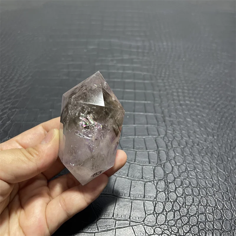 

160g Rainbow Natural Amethyst Double Terminated Crystal Points Spiritual Quartz Crystal Towers