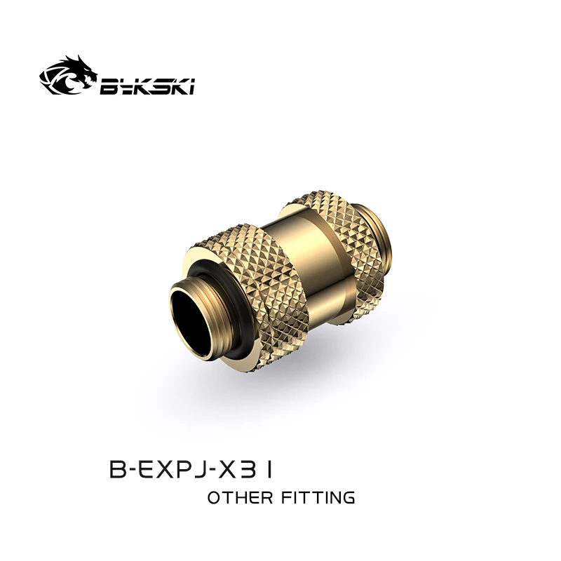 BYKSKI G1/4" Male To Male Rotary Connectors / Extender (22-31mm) Use for GPU Card Cross Fire Connect SLI Fitting