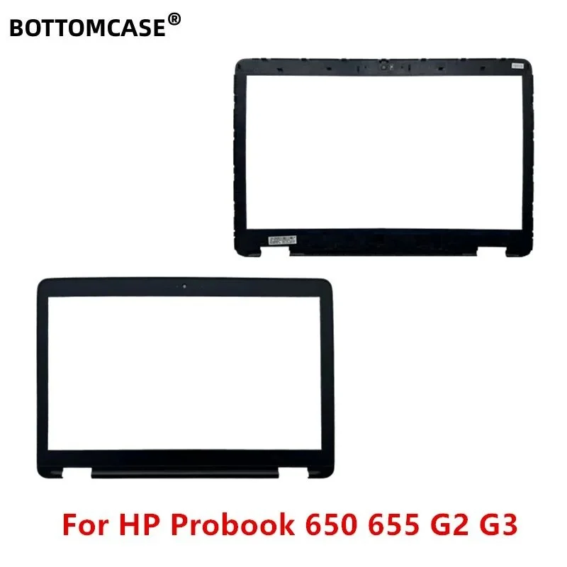 

BOTTOMCASE New For HP Probook 650 655 G2 G3 LCD Back Cover Front Bezel Case 840724-001 840726-001