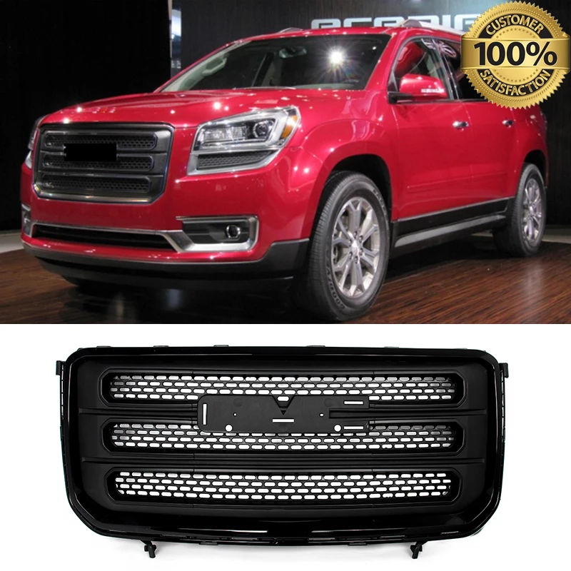 For GMC Acadia SLT 2013-2017 Front Grille Shell Assembly Gloss Black GM1200666