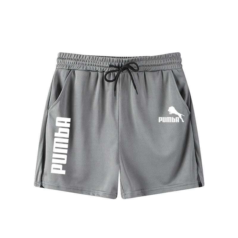 

Beach Pants Summer Sports Men's Muscle Fitness Casual Mesh Breathable Pants Running Training Quick Dry Breathable Shorts