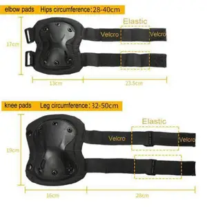 Unisex Camo Elbow Pads, Knieschutz für Männer und Frauen, Sport im Freien, Arbeit, Jagd, Skaten, Sicherheitsausrüstung, Knie, Taktikaler 6 Hauptverkaufs -Skating Protection Kit - №2