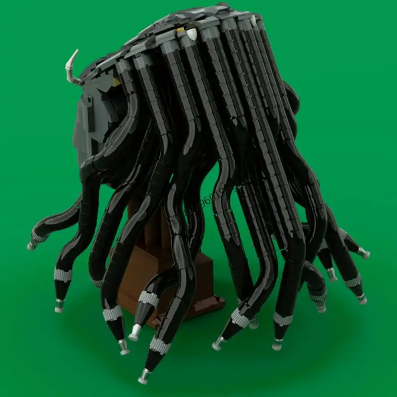 Nouveau 1546 pièces célèbre film alien MOC prédateur Jungle Hunter casque modèle bricolage idées créatives enfant jouet assemblage Puzzle cadeau d'anniversaire