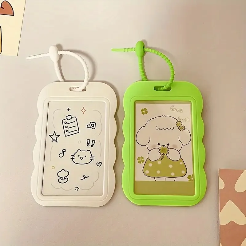 adjustable ABS card holder set, 1 piece, with a pendant