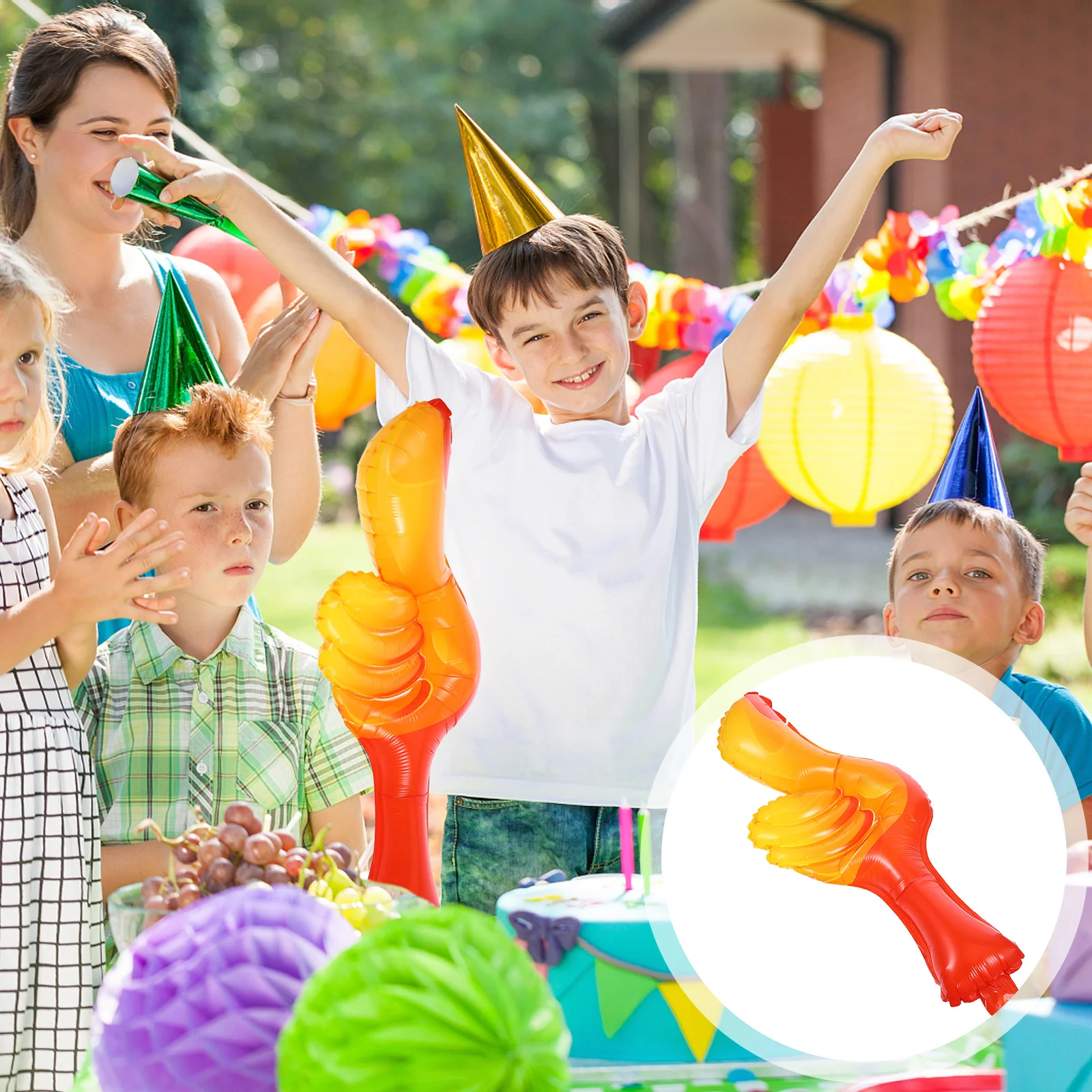 

10pcs Thumbs Up Shaped Balloons Birthday Party Decorative Balloon Supplies For Wedding Festival Events Inflatable Party Favors