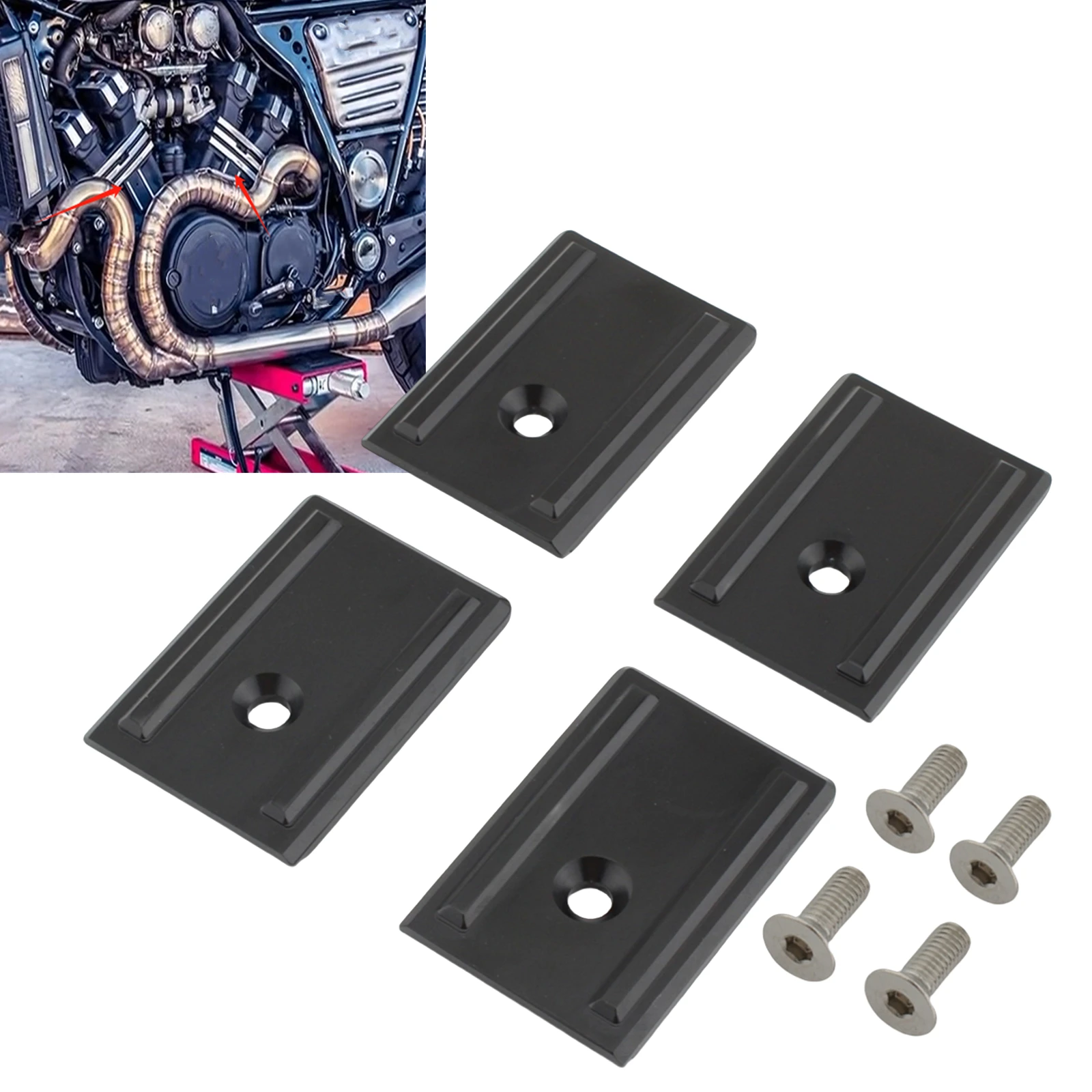 

Pop Motorcycle Engine Panel Decorative Cover Cap Trim For YAMAHA V-max1200 1994-2007