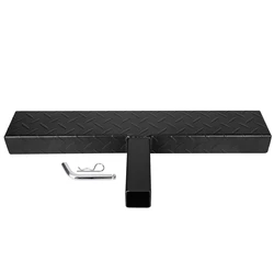 Hitch Step Anti Slip and Rust Towing Bumper Guard 60CM Hitch Steps for Cars SUV Trucks Pickups with Pin Fits 2 Inch Receivers