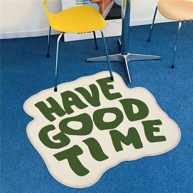 Green Cute Cool Bathroom Rug Fun Stylish Bathroom Decor Soft Microfiber Bath Mat Fashion Green Bath Mat Rugs for Bedroom