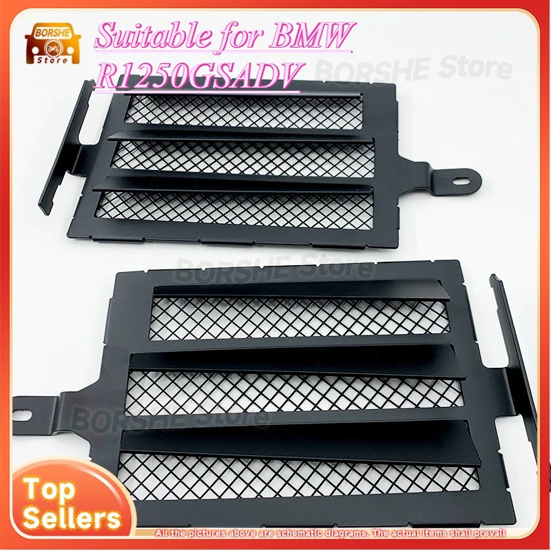 

Suitable for BMW R1250GSADV Radiator Guard Water Tank Protection Mesh Motorcycle Cooling Airflow Shield