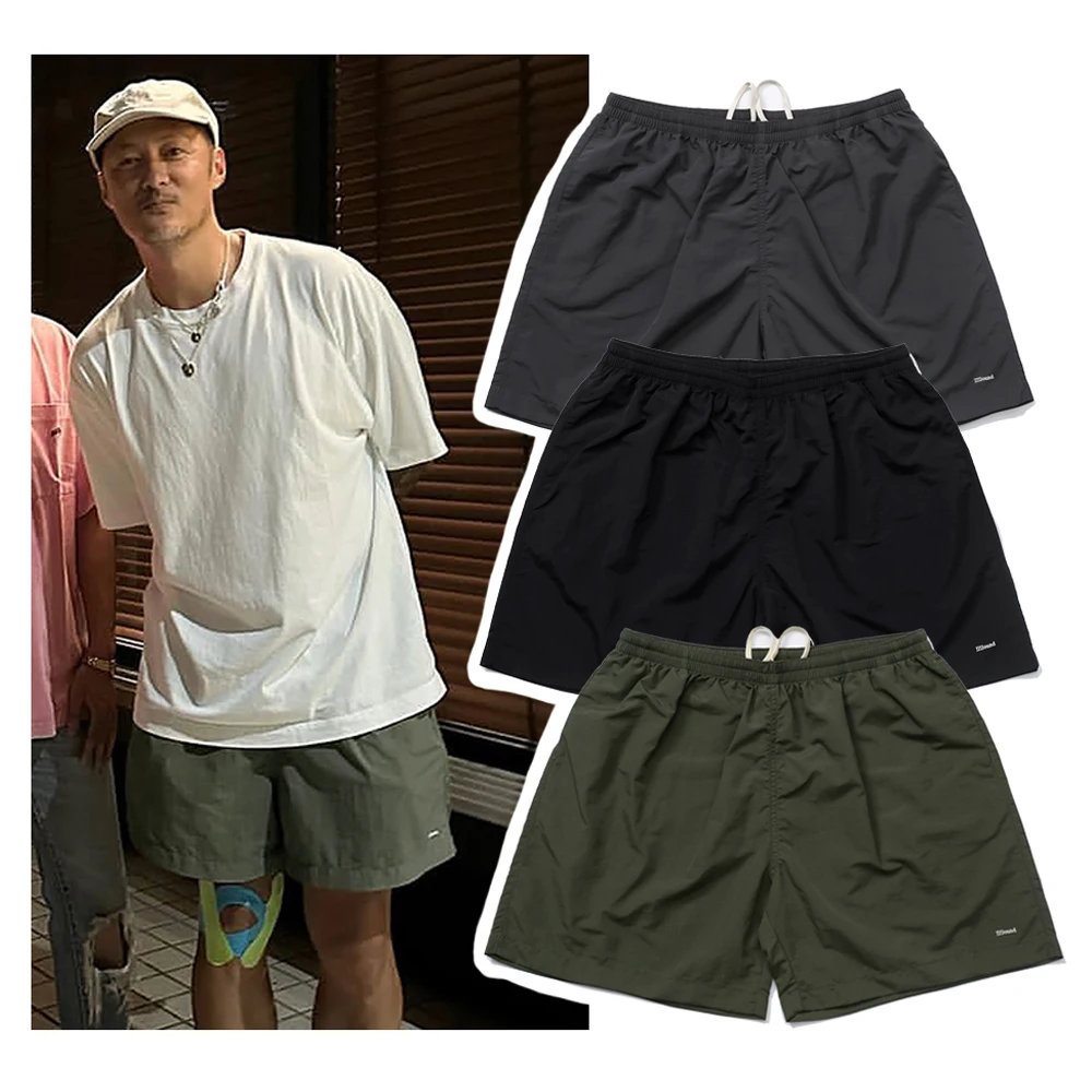 

Брюки JJJJound в американском ретро-стиле из нейлона, быстросохнущие, из пяти частей, повседневные, летние, в уличном стиле, свободные, молодежные, для отдыха, пляжные