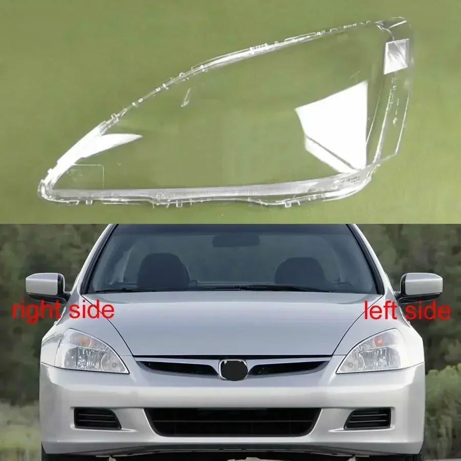 For Honda Accord Seven Generation 2003-2007 Front Headlight Lens Cover Transparent Lampshade Headlamp Shell Plexiglass