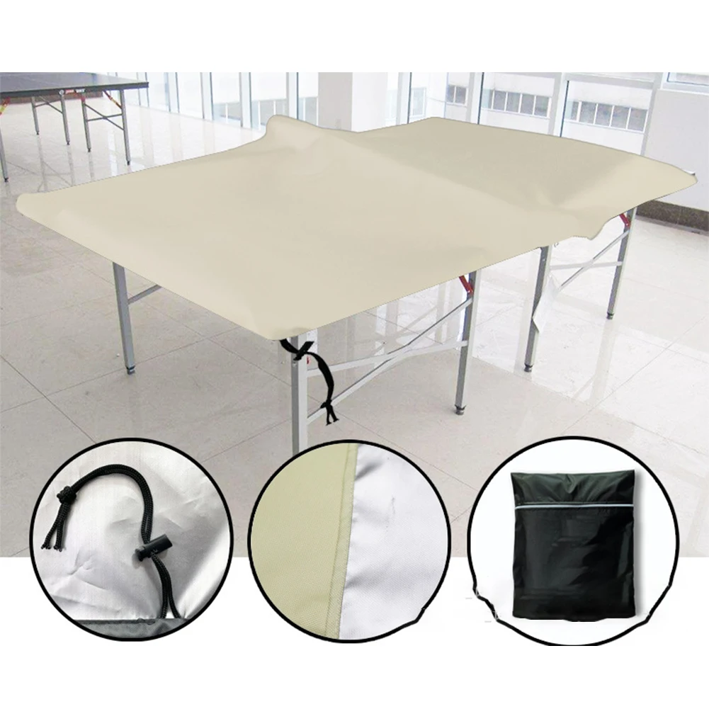 Dustproof Cover Table Tennis Cover Outdoor Storage Easy Maintenance Flexible Storage Options For Table Tennis Table