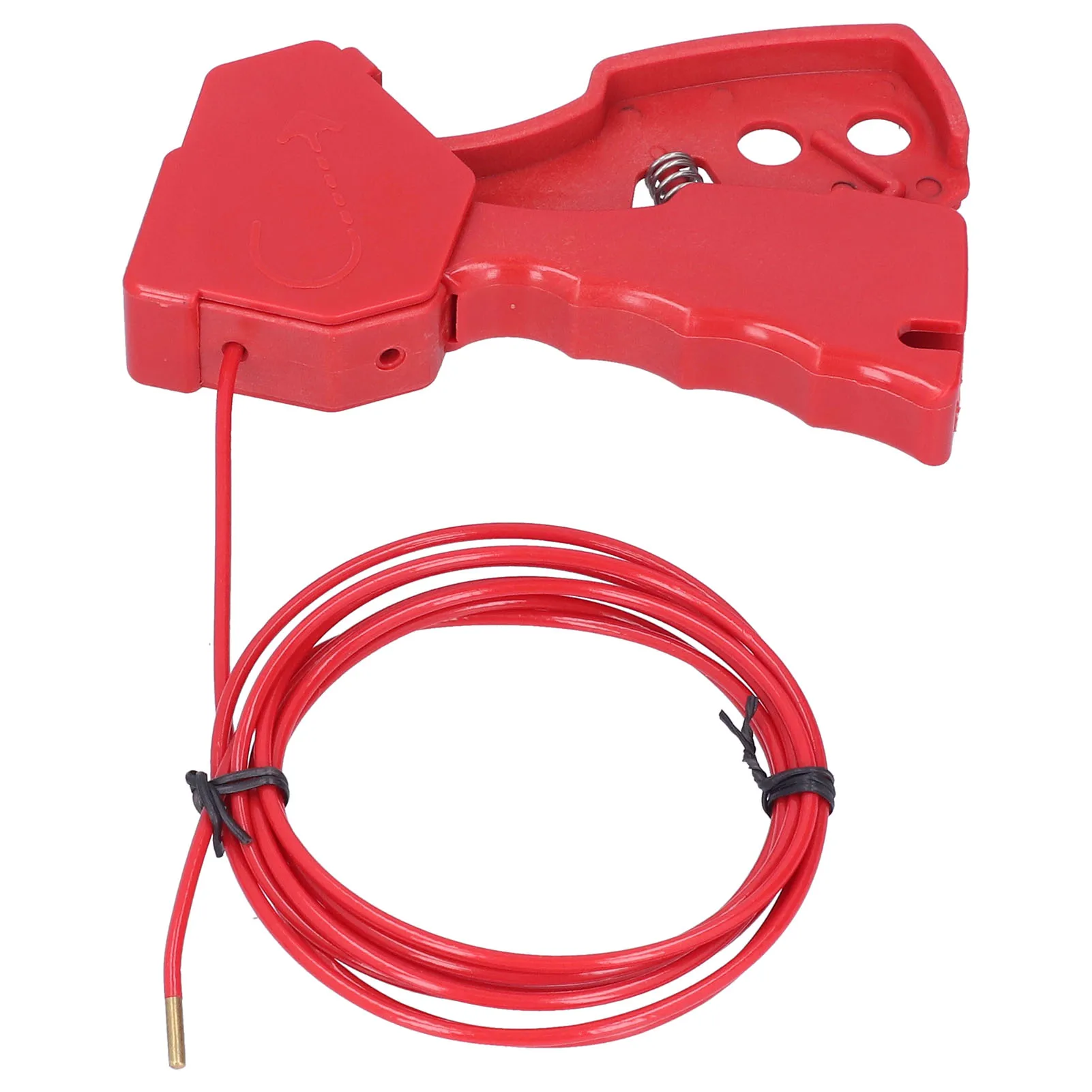 High Temp Corrosion Resistant Nylon Adjustable Safety Cable Lockout With Steel Wire For Industrial Energy Isolation Locking view 4