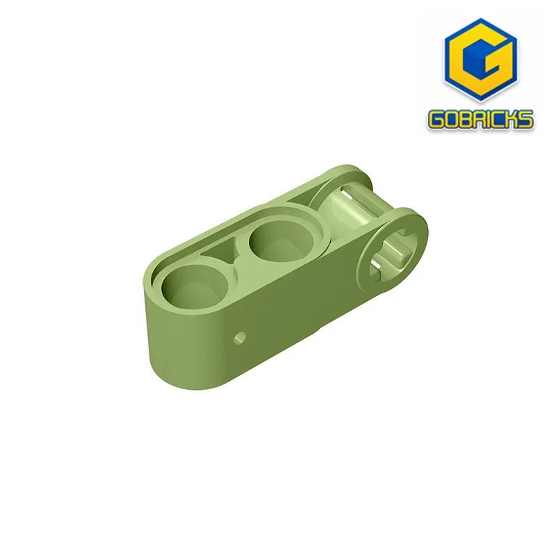 Gobricks GDS-936 Technical, Axle and Pin Connector Perpendicular 3L with 2 Pin Holes compatible with lego 42003 Educational